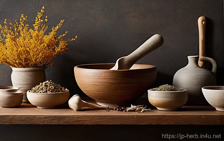 한방병원에서 사용하는 약재 - **Prompt 1: Personalized Hanbang Consultation in a Traditional Clinic**
    "A serene and compassion...