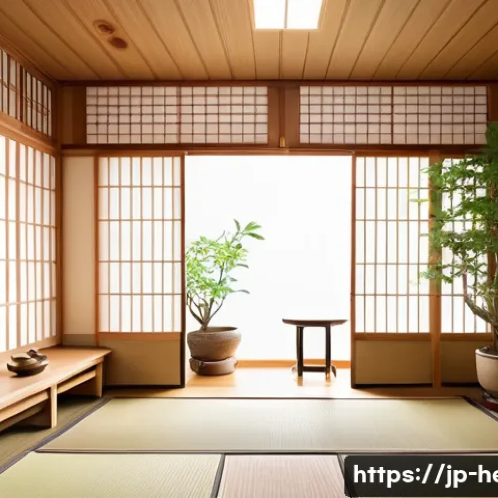 비염 치료 한방병원 후기 - A serene Japanese traditional clinic interior focused on Kampo herbal medicine: warm wooden furnitur...