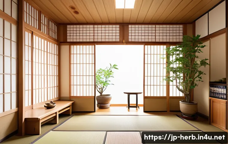비염 치료 한방병원 후기 - A serene Japanese traditional clinic interior focused on Kampo herbal medicine: warm wooden furnitur...